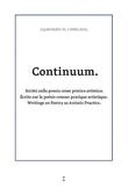 Continuum: Writings on Poetry as Artistic Practice