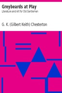 Greybeards at Play: Literature and Art for Old Gentlemen