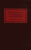 The meaning of a liberal education