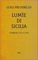 Lumìe di Sicilia Commedia in un atto