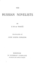 The Russian novelists