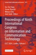 Proceedings of Ninth International Congress on Information and Communication Technology