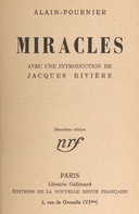 Miracles avec une introduction de Jacques Rivière