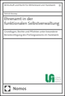 Ehrenamt in der funktionalen Selbstverwaltung
