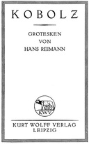 Kobolz: Grotesken