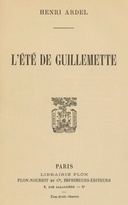 L'été de Guillemette