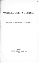 Workhouse Nursing The story of a successful experiment