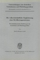 Untersuchungen zum deutschen Vertriebenen- und Flüchtlingsproblem