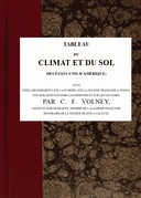 Tableau du climat et du sol des États-Unis d'Amérique
