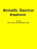 Scientific American, September 29, 1883 Supplement. No. 404