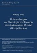 Untersuchungen zur Phonologie und Prosodie einer kajkavischen Mundart (Gornja Stubica)