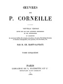 Œuvres de P. Corneille, Tome 05