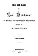 Altes und Neues über Karl Stülpner mit Benutzung der Schönberg'schen Aufzeichnungen