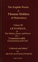The English works of Thomas Hobbes of Malmesbury, Volume 03 (of 11)
