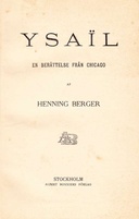 Ysaïl En berättelse från Chicago