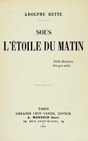 Sous l'Étoile du Matin