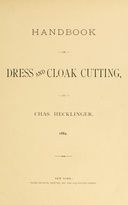 Handbook on dress and cloak cutting