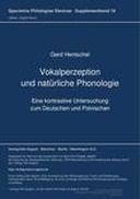 Vokalperzeption und natuerliche Phonologie
