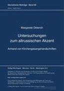 Untersuchungen zum altrussischen Akzent