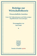 Beiträge zur Wirtschaftstheorie.