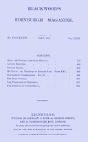 Blackwood's Edinburgh magazine, Vol. 71, No. 439, May, 1852