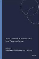 Asian Yearbook of International Law, Volume 15 (2009)
