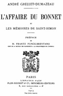 L'affaire du bonnet et les Mémoires de Saint-Simon