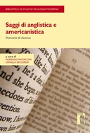 Saggi di anglistica e americanistica. Percorsi di ricerca