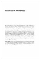 Wellness in Whiteness