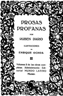 Prosas Profanas Volumen II de las Obras Completas