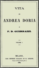 Vita di Andrea Doria, Volume I
