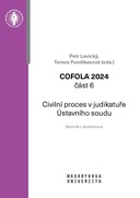 COFOLA 2024. Část 6 – Civilní proces v judikatuře Ústavního soudu