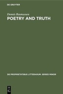 Poetry and truth