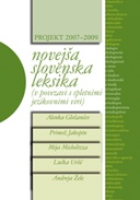 Novejša slovenska leksika Novejša slovenska leksika