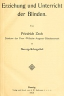 Erziehung und Unterricht der Blinden