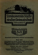 Landesverein Sächsischer Heimatschutz — Mitteilungen Band XIII, Heft 11-12 : $b Monatsschrift für Heimatschutz, Volkskunde und Denkmalpflege