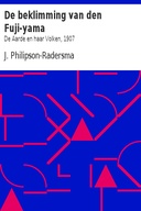 De beklimming van den Fuji-yama De Aarde en haar Volken, 1907