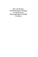 Women Workers And Technological Change In Europe In The Nineteenth And twentieth century
