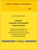 Bildung für nachhaltige Entwicklung (BNE) kooperativ gestalten