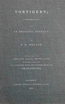 Vortigern; an historical play
