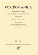 Vox Romanica 80 (2021)