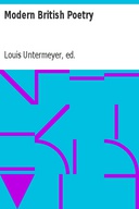 Modern British Poetry