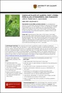Vascular Plants of Alberta, Part 1