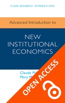 Advanced Introduction to New Institutional Economics