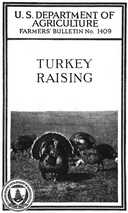 USDA Farmers' Bulletin No. 1409: Turkey Raising