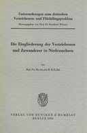 Untersuchungen zum deutschen Vertriebenen- und Flüchtlingsproblem