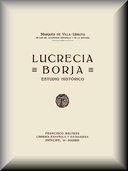 Lucrecia Borja Estudio Histórico