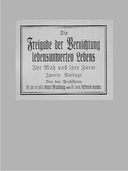 Die Freigabe der Vernichtung lebensunwerten Lebens Ihr Maß und ihre Form; Zweite Auflage