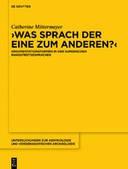Was sprach der eine zum anderen?