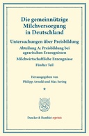 Die gemeinnützige Milchversorgung in Deutschland.